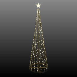 Groundlevel LED Metal Outdoor Christmas Tree 4ft - Multi - Wilko - thumbnail 4