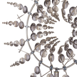 Living and Home Metal Magical Kinetic Windmill Spinner - Size: 90 x 31 x 3cm - Silver - Wilko - thumbnail 6