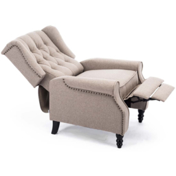 Furniture Online Althorpe Pumice Wing Back Leather Recliner Chair - Size: 108 x 73 x 91cm - Wilko - thumbnail 5