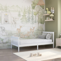 Aspire Kids Double OEKO TEX Fabric Memory Foam Hybrid Mattress - White - Wilko - thumbnail 4
