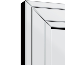 MirrorOutlet Triple Bevel Venetian Cheval Free Standing Mirror 150 x 40cm - Clear - Wilko - thumbnail 7