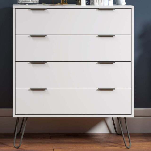 Core Products Augusta 4 Drawer White Chest of Drawers - Wilko - image 1