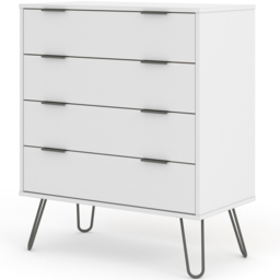 Core Products Augusta 4 Drawer White Chest of Drawers - Wilko - thumbnail 4