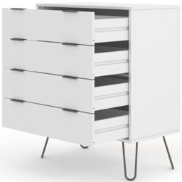 Core Products Augusta 4 Drawer White Chest of Drawers - Wilko - thumbnail 6