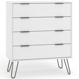 Core Products Augusta 4 Drawer White Chest of Drawers - Wilko - thumbnail 5