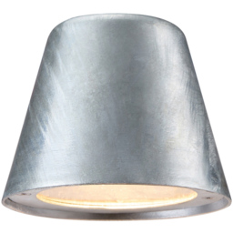 Nordlux Aleria Galvanised Wall Light - Size: 11.3 x 11.5 x 11.3cm - Silver - Wilko - thumbnail 5