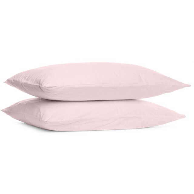 My Home Blush Polycotton Pillowcase 2 Pack - Wilko - image 1