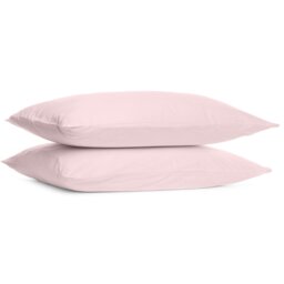 My Home Blush Polycotton Pillowcase 2 Pack - Wilko - thumbnail 1