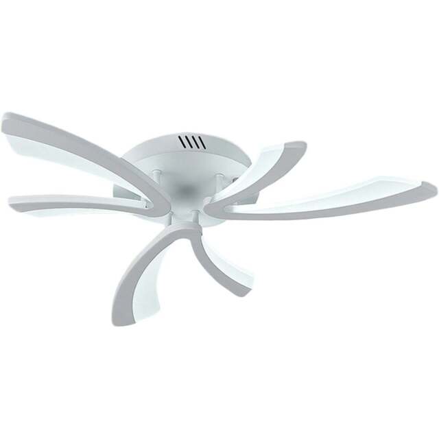 Living and Home 28 inch White V Shaped LED Ceiling Light - Size: 6.5 x 70 x 70cm - Wilko - image 1