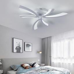Living and Home 28 inch White V Shaped LED Ceiling Light - Size: 6.5 x 70 x 70cm - Wilko - thumbnail 3