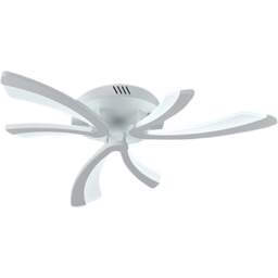 Living and Home 28 inch White V Shaped LED Ceiling Light - Size: 6.5 x 70 x 70cm - Wilko - thumbnail 1
