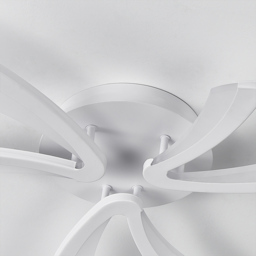 Living and Home 28 inch White V Shaped LED Ceiling Light - Size: 6.5 x 70 x 70cm - Wilko - thumbnail 6