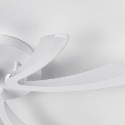 Living and Home 28 inch White V Shaped LED Ceiling Light - Size: 6.5 x 70 x 70cm - Wilko - thumbnail 7