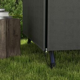 Outsunny Dark Grey 3 Seater Swing Bench Cover 164 x 124 x 205cm - Size: 205 x 124 x 164cm - Wilko - thumbnail 4