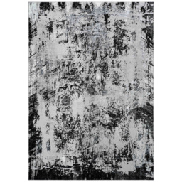Desire Rugs Serenity Black Abstract Acrylic Rug 120 x 170cm - Wilko - thumbnail 1