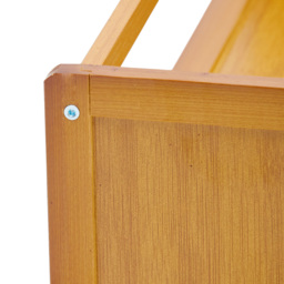 Living and Home Single Drawer 2 Shelf Natural Bamboo Desktop Bookshelf - Wilko - thumbnail 7