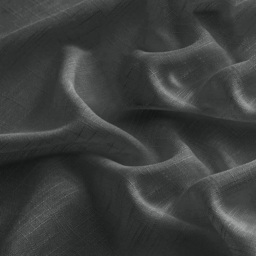 Velosso Riva Plain Charcoal Slot Top Voile Panel Curtain 150 x 137cm - Size: w 150 x D 137cm - Grey - Wilko - thumbnail 4