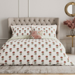 V&A Regal Marigold Super King Size Rose Duvet Set - Wilko - thumbnail 1