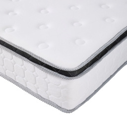 Living and Home Single Pocket Springs and Hybrid Foam Mattress - White - Wilko - thumbnail 6