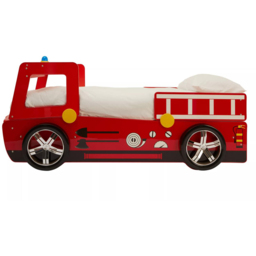 Premier Housewares Single Red Fire Engine Kids Bed - Size: Toddler - Interiors by Premier - Wilko - thumbnail 3