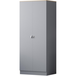 FWStyle Esher 2 Door Grey Oak Wardrobe - Wilko - thumbnail 3