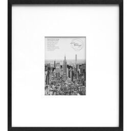 Black Extra Large Mount Photo Frame - Black/A4 - Wilko - thumbnail 1