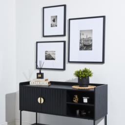 Black Extra Large Mount Photo Frame - Black/A4 - Wilko - thumbnail 5