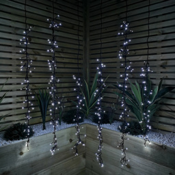 Samuel Alexander 384 White LED Multi Action Drop Tree ClusterBrights Set of 6 - Size: 2 x 1000 x 2cm - Wilko - thumbnail 7