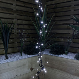Samuel Alexander 384 White LED Multi Action Drop Tree ClusterBrights Set of 6 - Size: 2 x 1000 x 2cm - Wilko - thumbnail 4