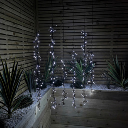 Samuel Alexander 384 White LED Multi Action Drop Tree ClusterBrights Set of 6 - Size: 2 x 1000 x 2cm - Wilko - thumbnail 5