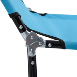 Outsunny Sky Blue Folding Recliner Sun Lounger - Size: 1 Seater - Wilko - thumbnail 4