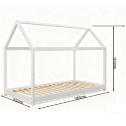 Kidsaw Jinsen Single House Bed - White - Wilko - thumbnail 7