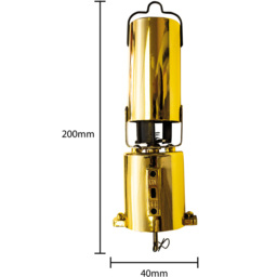 FX Lab Gold Battery Mirror Ball Motor - Size: 4 x 4 x 20cm - FXLAB - Wilko - thumbnail 6