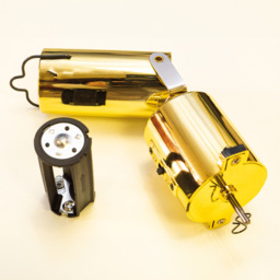 FX Lab Gold Battery Mirror Ball Motor - Size: 4 x 4 x 20cm - FXLAB - Wilko - thumbnail 3