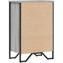 vidaXL 2 Shelf Grey Sonoma Small Bookcase - Size: 74.5 x 31 x 50cm - Wilko - thumbnail 6