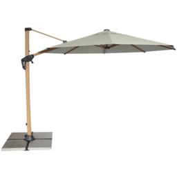 Newmarket Parasol -  Beige - Size: 3m - Malay - Wilko