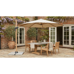 Newmarket Parasol -  Beige - Size: 3m - Malay - Wilko - thumbnail 7