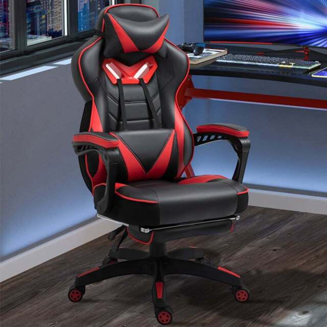 Portland Red Racing Gaming Chair - Wilko - image 1