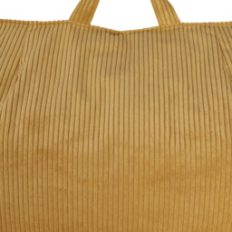 Kaikoo Mustard Cord Bean Bag Chair - Yellow - Wilko - thumbnail 6