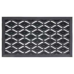 JVL Elipses Eyes Rubber Doormat 40 x 70cm - JVL Homewares - Wilko - thumbnail 1