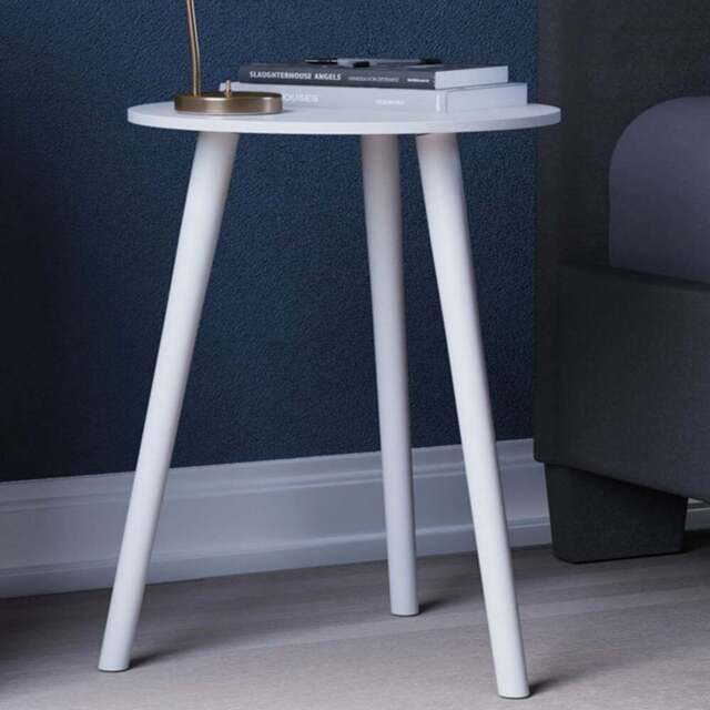 Vida Designs White Round Side Table - Wilko - image 1
