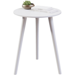Vida Designs White Round Side Table - Wilko - thumbnail 3