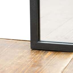 Brooklyn - Full Length Large Black Metal Mirror 180cm x 90cm - thumbnail 6