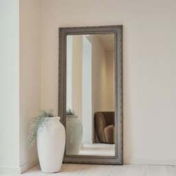 Antoine - Full Length Large Washed Wood Rectangular Mirror 166cm x 79cm - thumbnail 1
