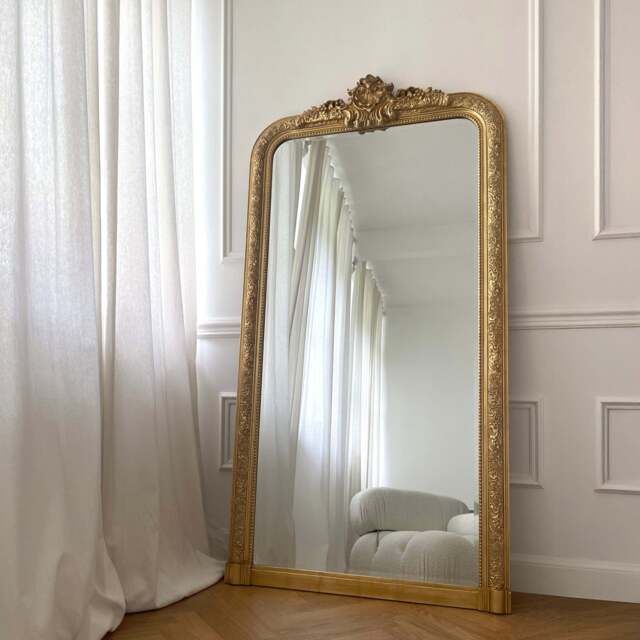Kensington - Full Length Gold Ornate Mirror 196cm x 100cm - image 1