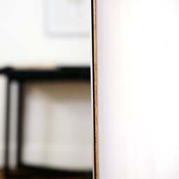 Theo - Full Length Gold Arched Large Metal Mirror 160cm x 50cm - thumbnail 2