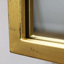 Brooklyn - Large Gold Metal Mirror 140cm x 70cm - thumbnail 2