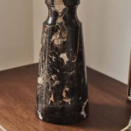 Sienna - Dark Emperador Conical Shade Table Lamp - thumbnail 5