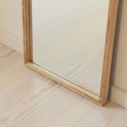 Arden - Light Wood Full Length Wooden Mirror 140cm x 45cm - thumbnail 4