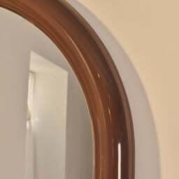 Obsidian - Full Length Arched Chocolate Gloss Extra Large Mirror 200cm x 120cm - thumbnail 6